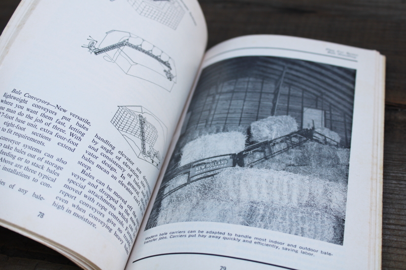 photo of New Holland farm equipment agricultural guide & catalog Haymaker handbook 1960s vintage  #3