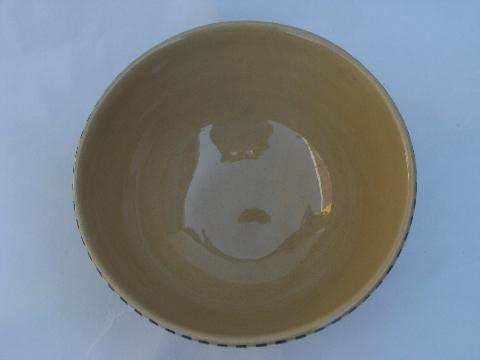 photo of Nicholas Mosse - Ireland, blueberry bowl, Irish yellow ware pottery #2