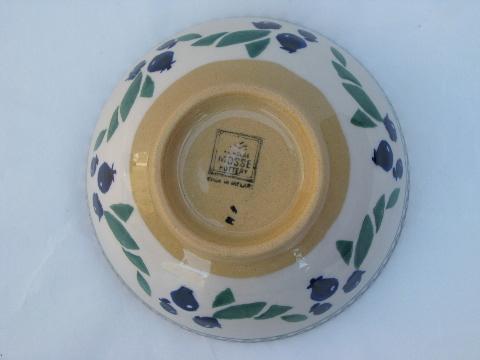 photo of Nicholas Mosse - Ireland, blueberry bowl, Irish yellow ware pottery #3