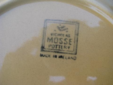 photo of Nicholas Mosse - Ireland, blueberry plate, Irish yellow ware pottery #3