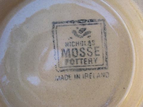 photo of Nicholas Mosse - Ireland, geranium bowl, Irish yellow ware pottery #4