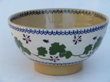 catalog photo of Nicholas Mosse - Ireland, geranium bowl, Irish yellow ware pottery