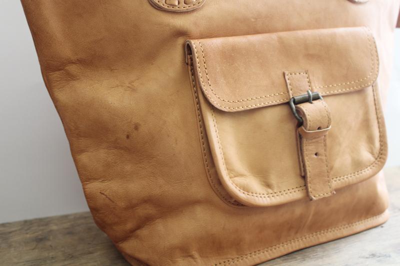 Noonday rustic leather tote online