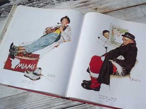 photo of Norman Rockwell 332 magazine covers, vintage frameable art prints #5