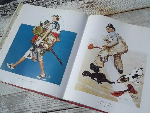 photo of Norman Rockwell 332 magazine covers, vintage frameable art prints #6