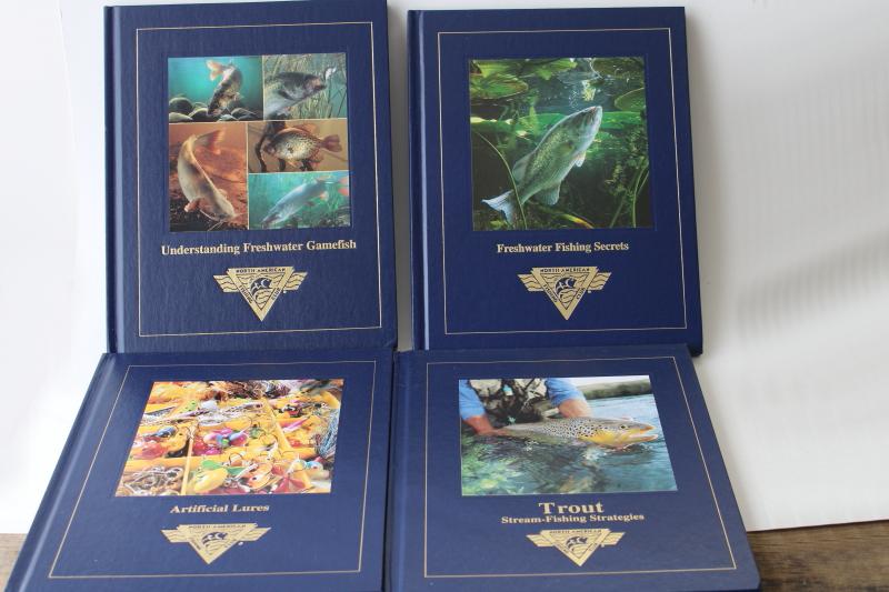 photo of North American freshwater game fish & trout fishing books lot, fisherman guides  #1