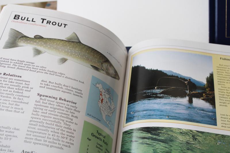 photo of North American freshwater game fish & trout fishing books lot, fisherman guides  #13
