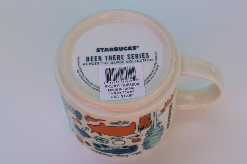 photo of North Carolina Starbucks Been There mug with label, never used  #3