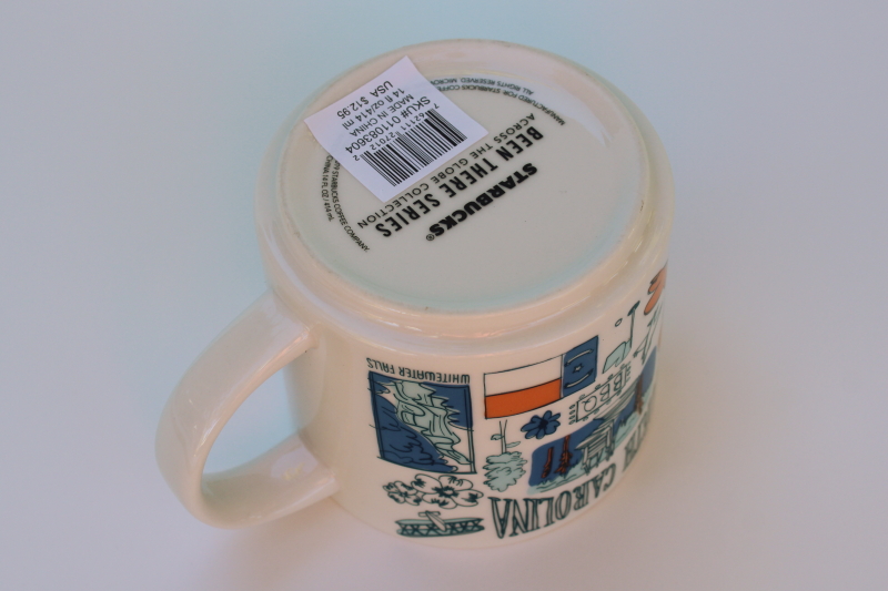 photo of North Carolina Starbucks Been There mug with label, never used  #4