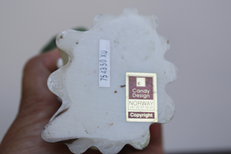 photo of Norway resin figurine, Lucia queen girl w/ candles crown wreath & holiday saffron buns  #3