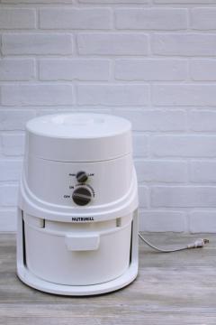 catalog photo of Nutrimill Classic electric grain mill complete and working, clean gently used