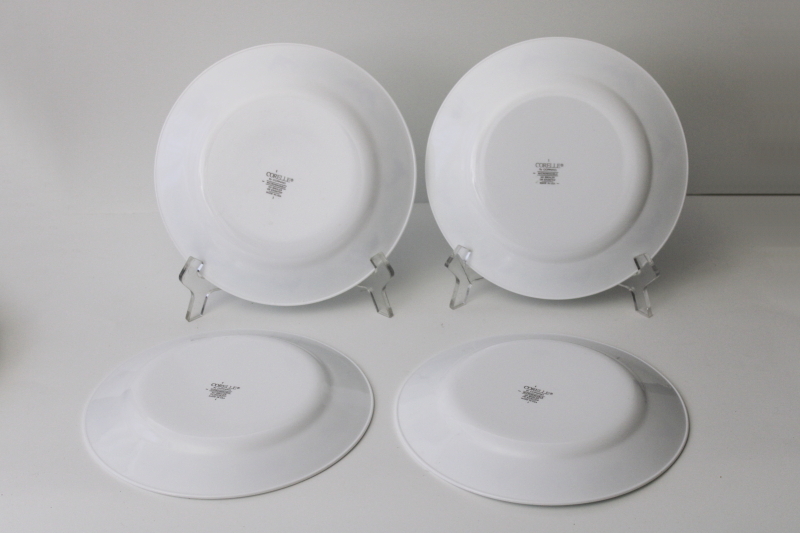 photo of Ocean Dance aqua blue dolphins vintage Corelle, set of four salad plates #4