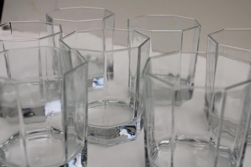 photo of Octime Arcoroc France clear glass old fashioned on the rocks drinking glasses #4