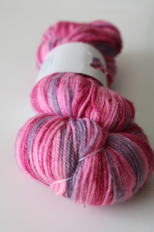 photo of Ogle double dutch sock yarn 4 ounces merino wool bamboo nylon pinks & lavender  #3