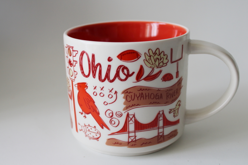 photo of Ohio Been There Across the Globe Starbucks coffee mug dated 2019 #1