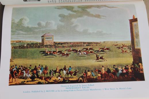 photo of Old Sporting Prints, vintage book of color print art plates, English hunt scenes etc. #3