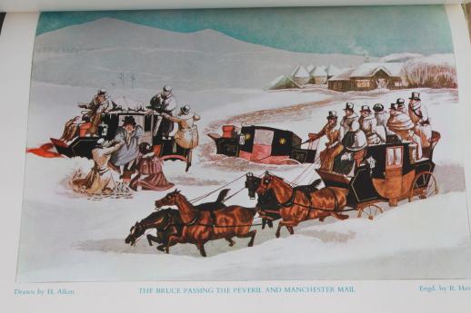 photo of Old Sporting Prints, vintage book of color print art plates, English hunt scenes etc. #4