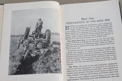 photo of Operation, Care & Repair of Farm Machinery published by John Deere, vintage 14th edition #3