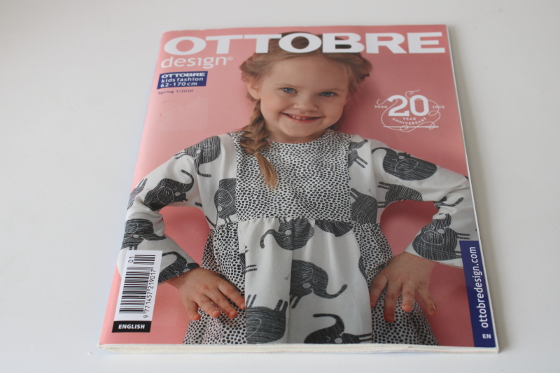 photo of Ottbbre magazine spring 2020, Burda style full size sewing patterns for kids, classic children's clothes girls and boys #2
