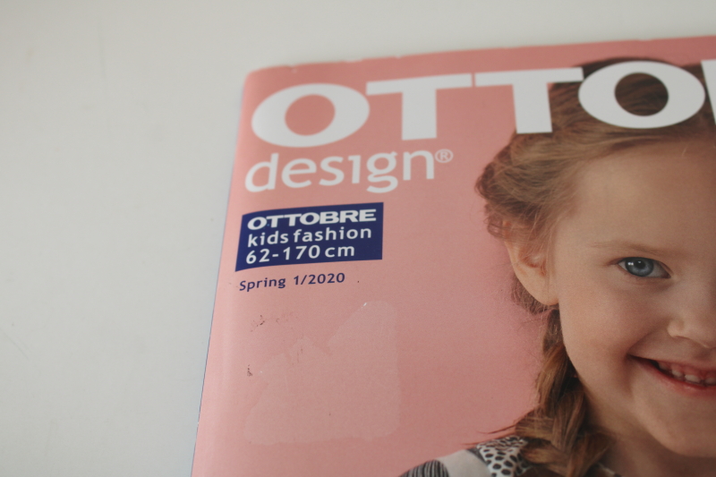 photo of Ottbbre magazine spring 2020, Burda style full size sewing patterns for kids, classic children's clothes girls and boys #3