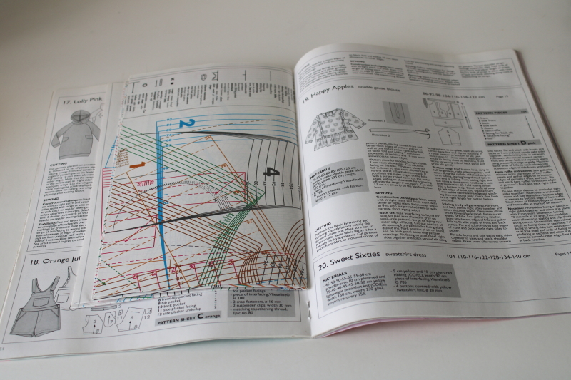 photo of Ottbbre magazine spring 2020, Burda style full size sewing patterns for kids, classic children's clothes girls and boys #4