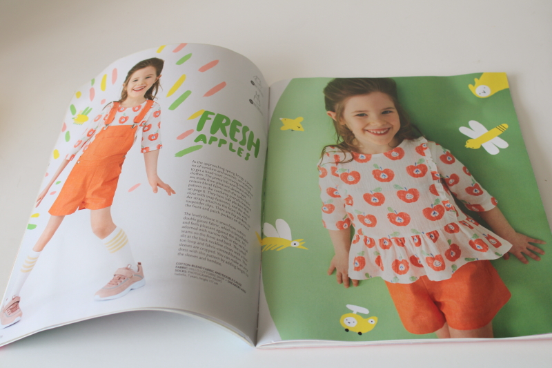 photo of Ottbbre magazine spring 2020, Burda style full size sewing patterns for kids, classic children's clothes girls and boys #5