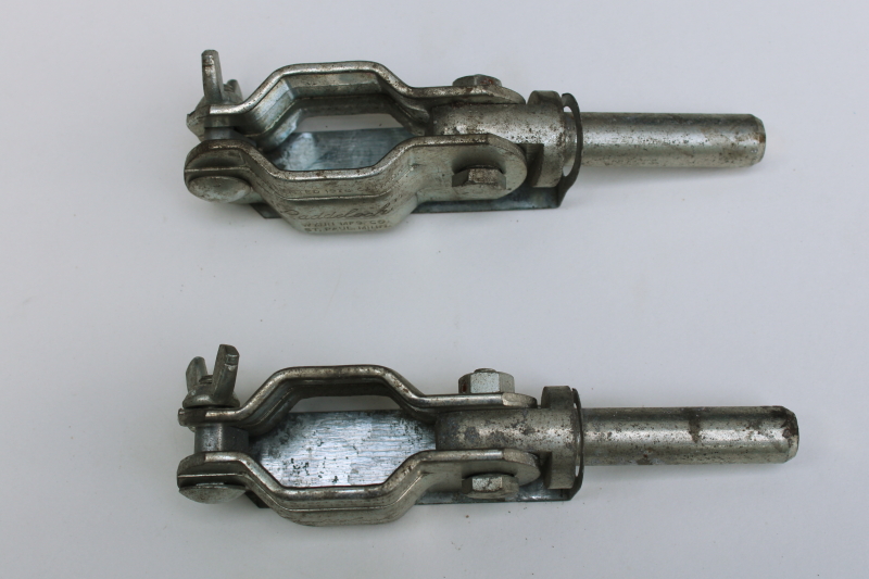 photo of Paddle Locks oarlocks, unused vintage patent hardware, canoe paddles oar locks for row boat rowing  #3