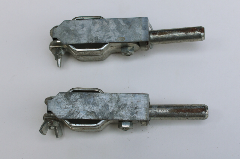 photo of Paddle Locks oarlocks, unused vintage patent hardware, canoe paddles oar locks for row boat rowing  #4