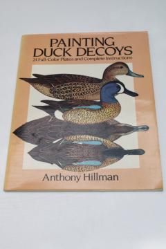 catalog photo of Painting Duck Decoys vintage Dover book w/ full color plates nice for framing 