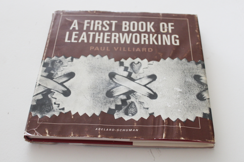 photo of Paul Villiard A First Book of Leatherworking 1972 leather craft techniques illustrated  #1