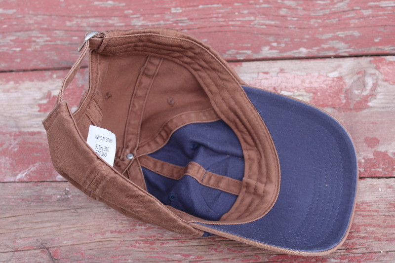 photo of Pendleton hat, Grand Canyon National Park cotton baseball cap, blanket stripe on brown #4