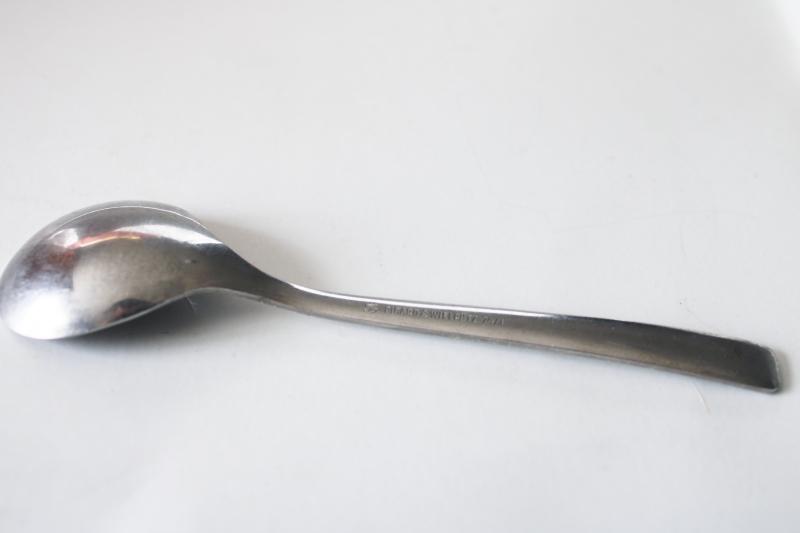 photo of Picard & Wielputz stainless, vintage Lufthansa airlines tea spoon #2