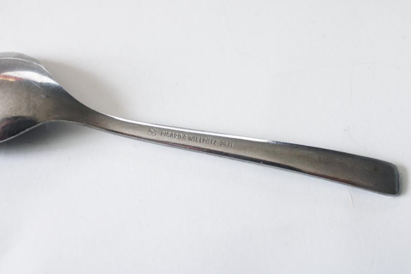 photo of Picard & Wielputz stainless, vintage Lufthansa airlines tea spoon #3