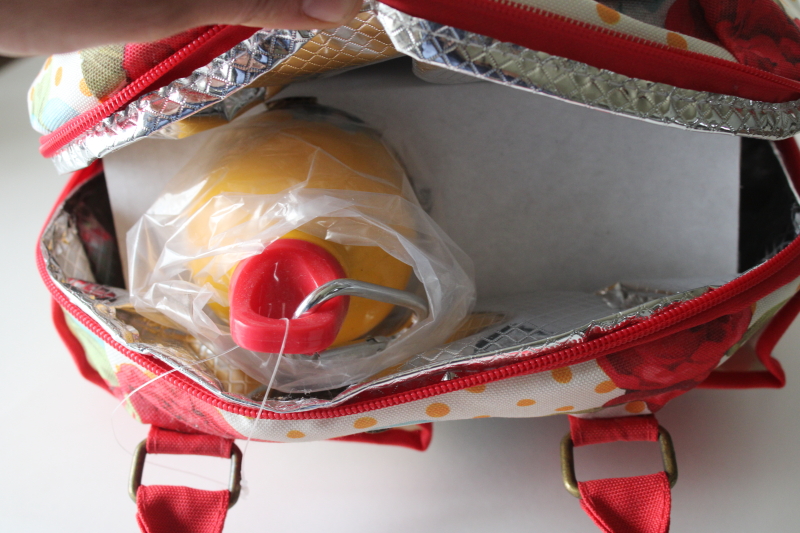 photo of Pioneer Woman Blossom Jubilee bright floral never used insulated lunch tote w/ drink bottle  #3