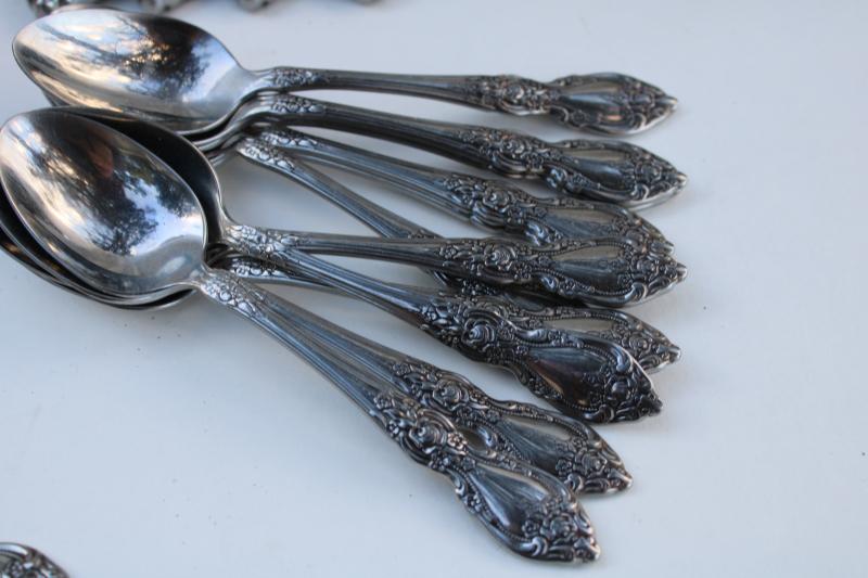 photo of Plantation Oneida stainless flatware estate lot, OCQ Betty Crocker vintage #2