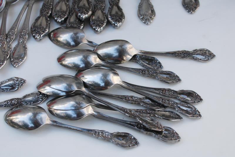 photo of Plantation Oneida stainless flatware estate lot, OCQ Betty Crocker vintage #6