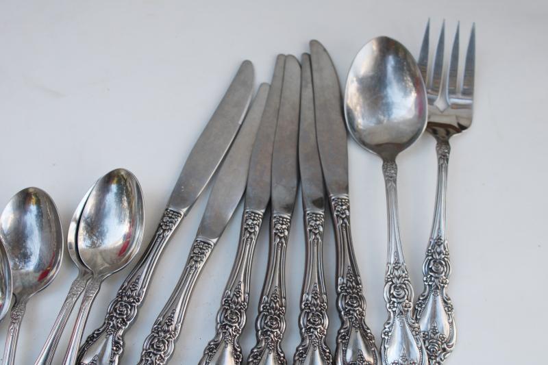 photo of Plantation Oneida stainless flatware estate lot, OCQ Betty Crocker vintage #7