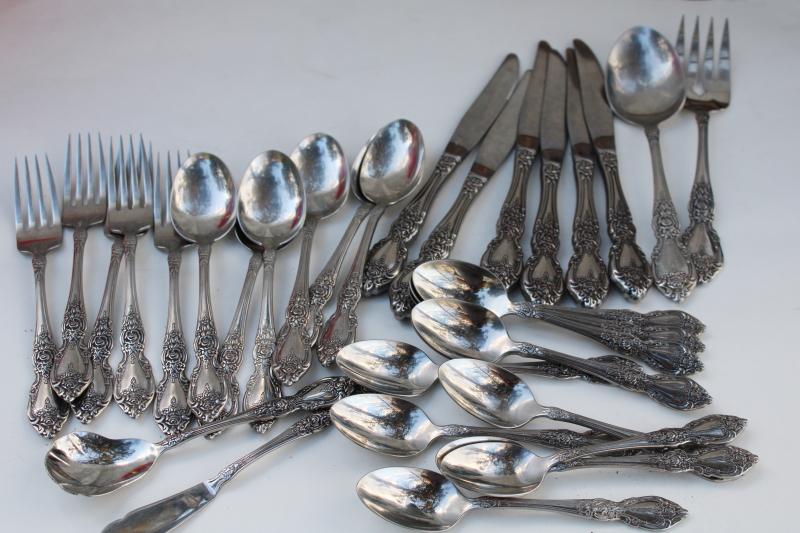 photo of Plantation Oneida stainless flatware estate lot, OCQ Betty Crocker vintage #8