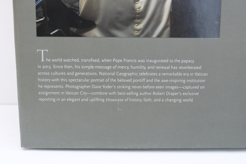 photo of Pope Francis and the New Vatican, big National Geographic book w/ tons of photos  #2