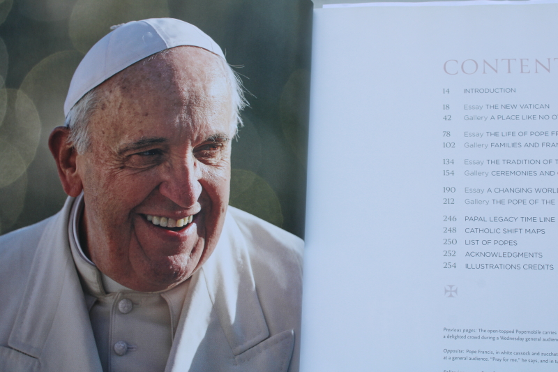 photo of Pope Francis and the New Vatican, big National Geographic book w/ tons of photos  #4