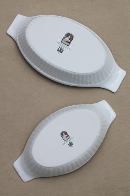 photo of Portmeirion Studio Christmas Story holiday nesting gratin dishes w/ Santa Claus #6