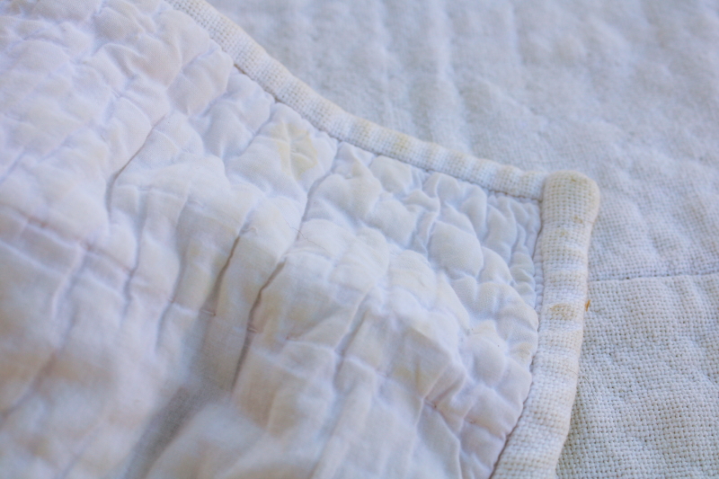 photo of Pottery Barn all cotton homespun weave bedspread comforter barn red stripe vintage country style  #10