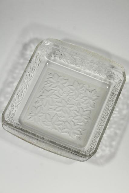 photo of Princess House Fantasia floral pattern oven proof glass square cake baking pan #1