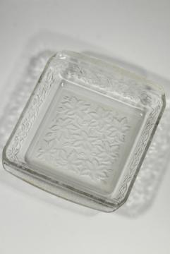 catalog photo of Princess House Fantasia floral pattern oven proof glass square cake baking pan