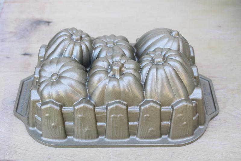 photo of Pumpkin Harvest Nordic Ware loaf pan for quick bread, spice cake fall baking #1
