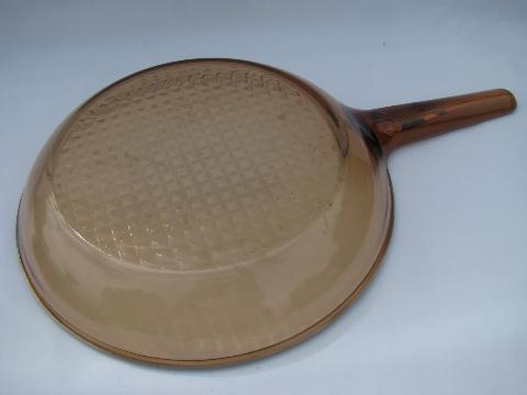 photo of Pyrex / Corning translucent glass Visions saute pan skillet #3