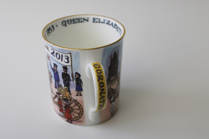 photo of Queen Elizabeth II diamond jubilee souvenir coffee or tea mug, Alison Gardiner #2