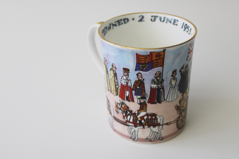 photo of Queen Elizabeth II diamond jubilee souvenir coffee or tea mug, Alison Gardiner #3