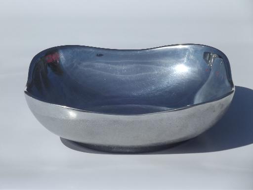 photo of RWP mark Wilton Armetale pewter Boston small size serving bowl 7 x 7 #2