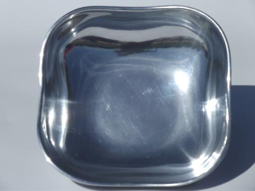 photo of RWP mark Wilton Armetale pewter Boston small size serving bowl 7 x 7 #3